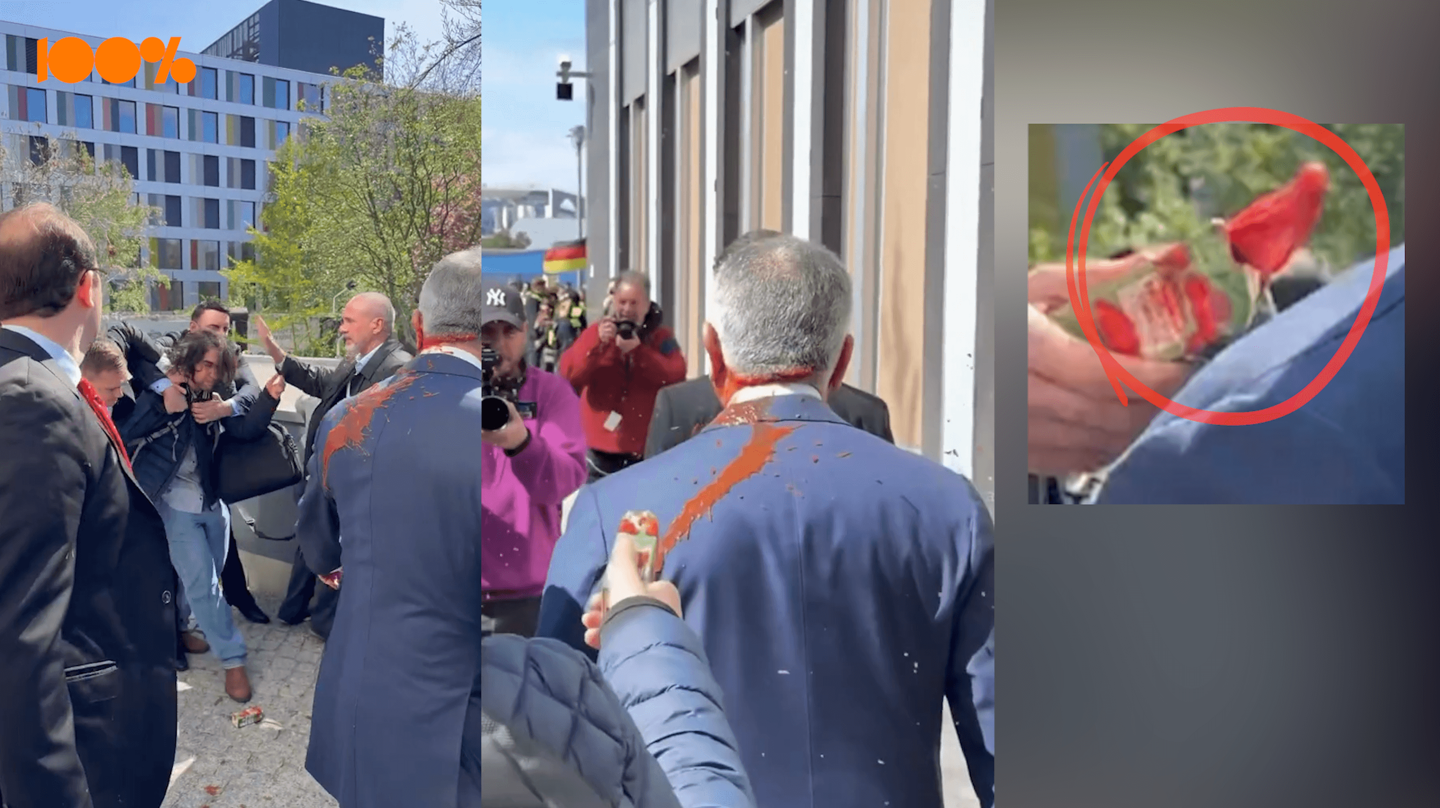 Reza Pahlavi attackerad i Berlin