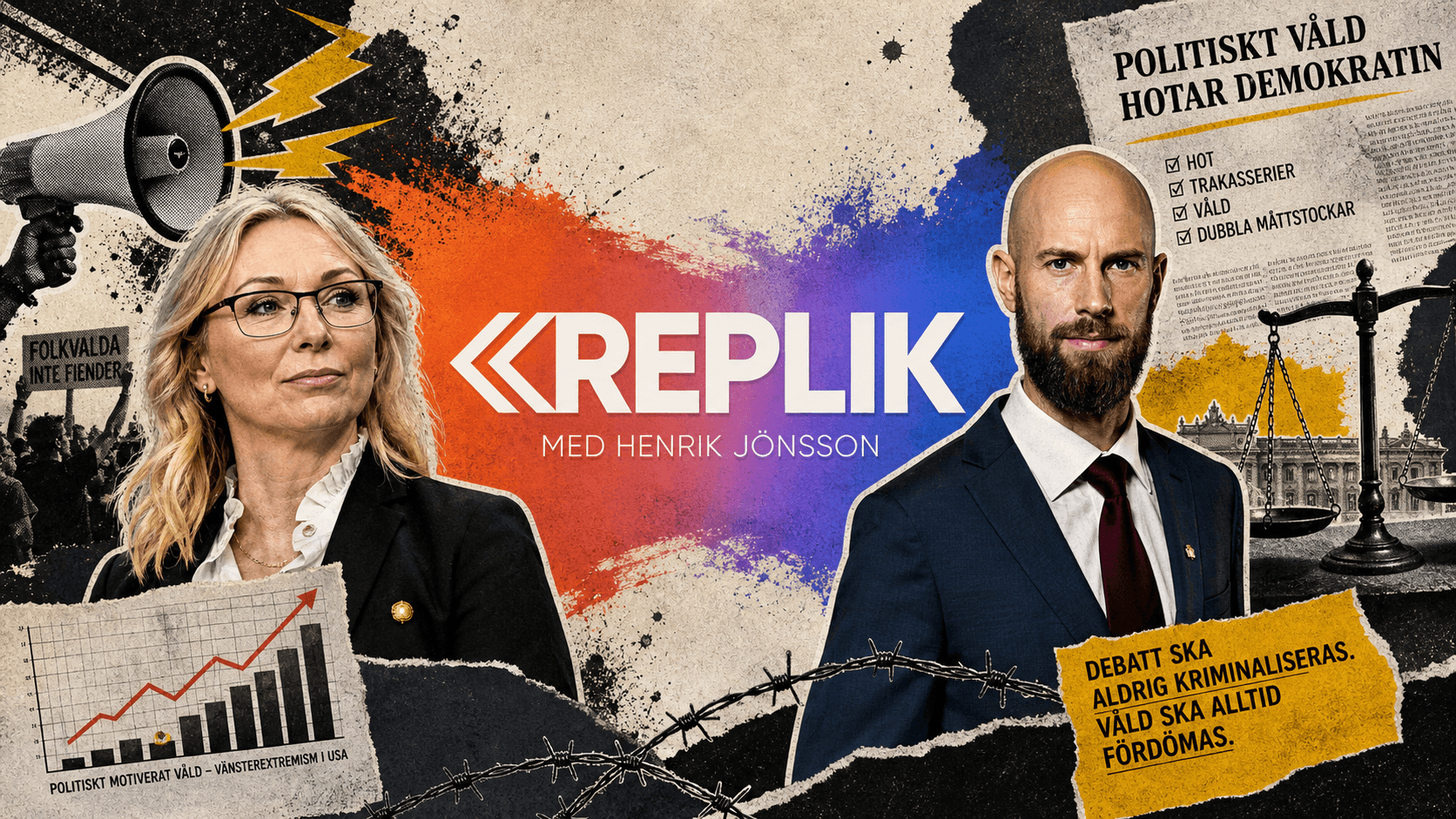 Dubbelmoralen gällande våldet | Replik